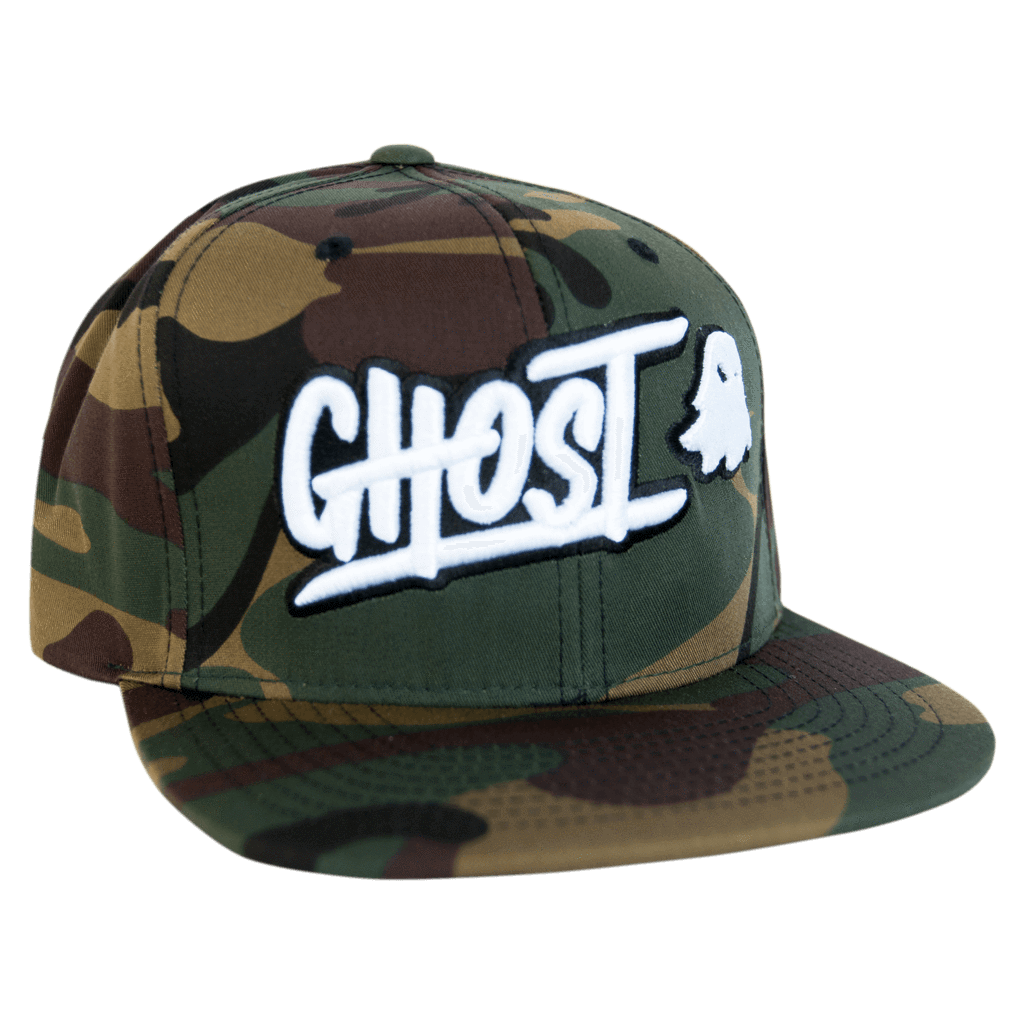 GHOST Logo Camo Snapback