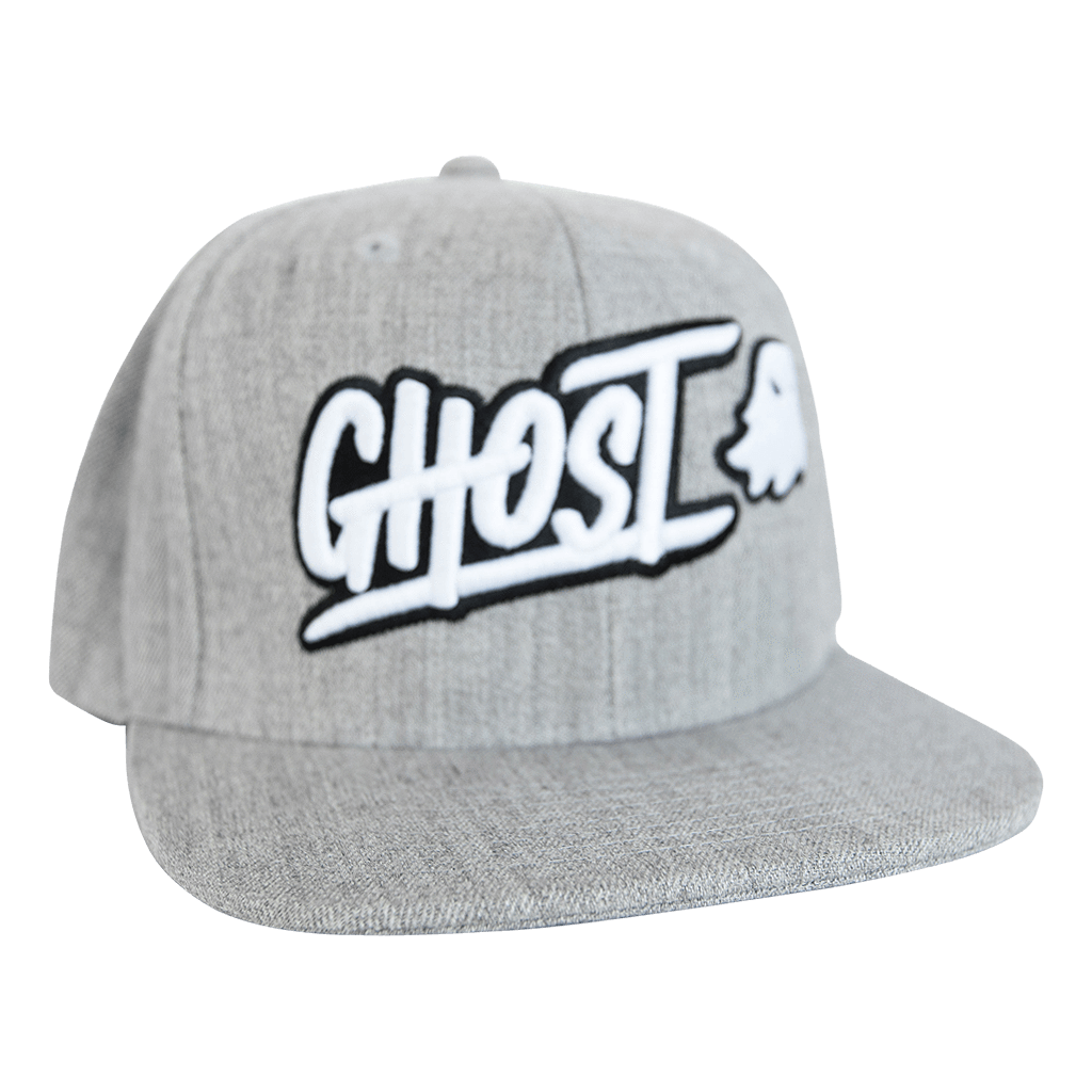 GHOST Logo Heather Gray Snapback