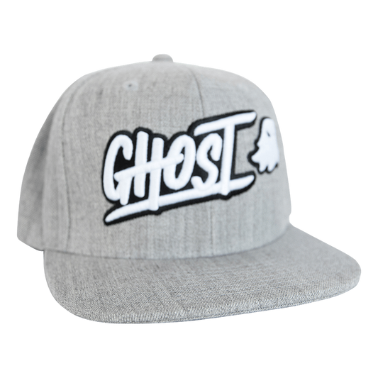 GHOST Logo Heather Gray Snapback