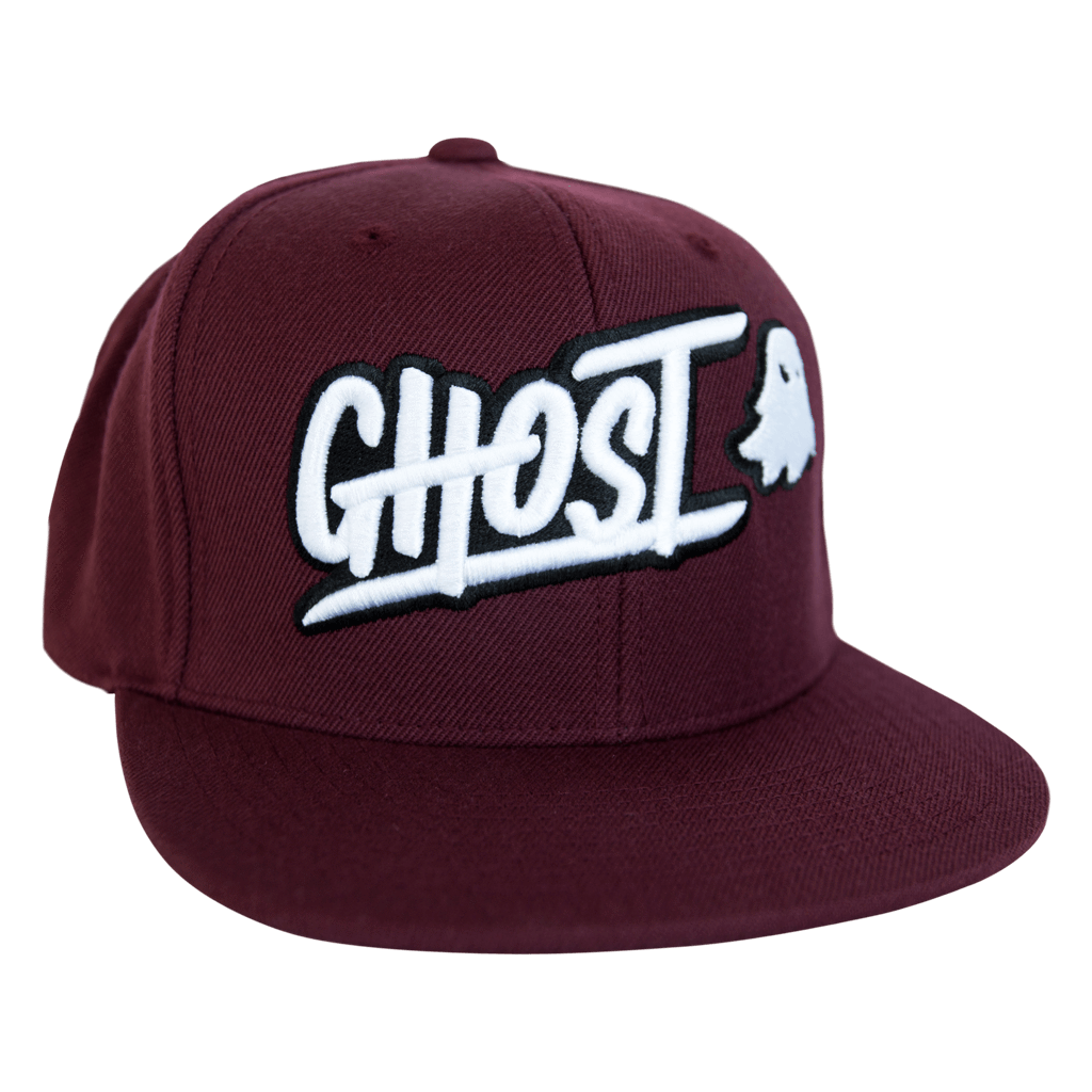 GHOST Logo Maroon Snapback