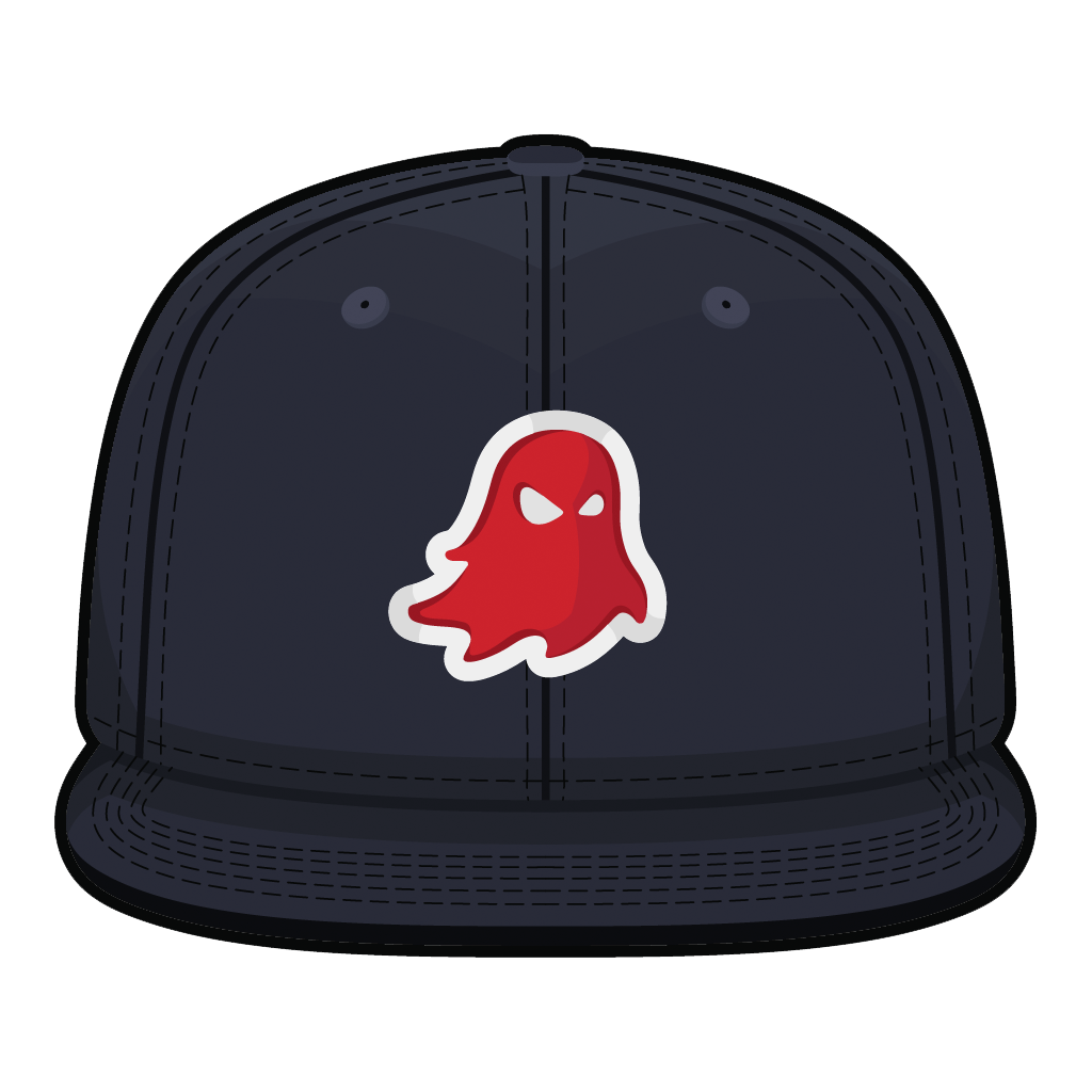 GHOST® SNAPBACK MARINO/ROJO